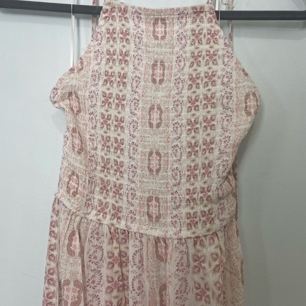 Hippie Rose Blush and Ivory Maxi Dress